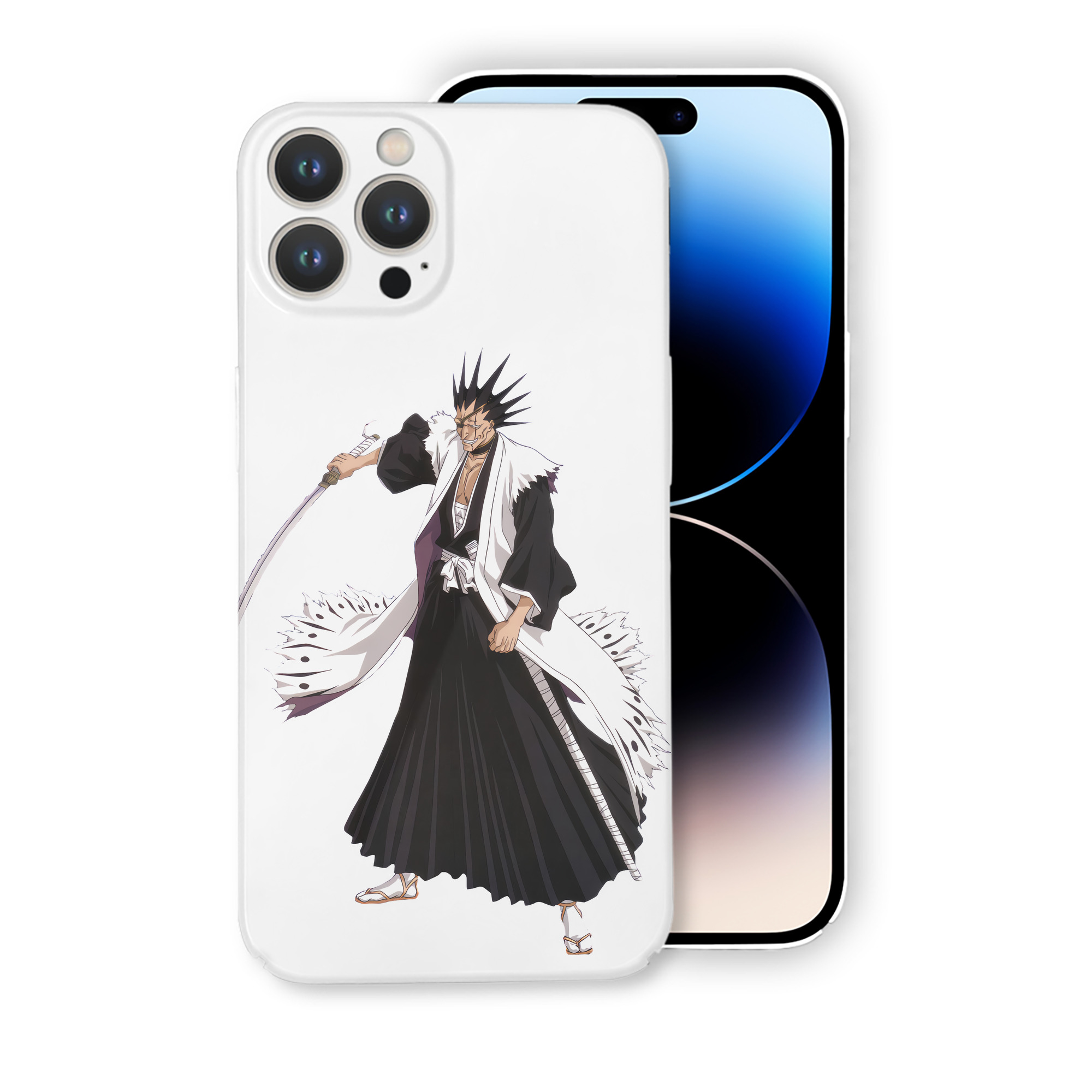 （画像用） ブリーチ ざらき けんぱち BLEACH Zaraki Kenpachi 【iPhone 14シリーズ対応】ハードケース